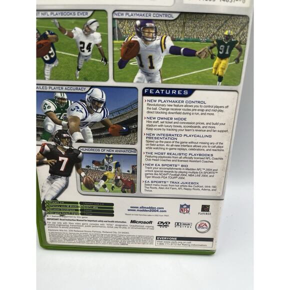 Madden NFL 2004 (Xbox, 2003) Tested - Picture 5 of 6